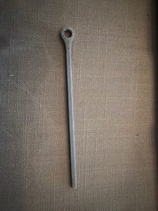 Grey 3D Print - Hex-Socket Rod / Slim Wrench
