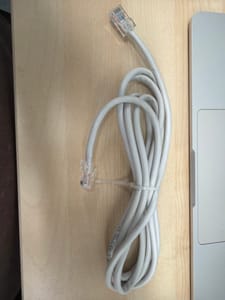 Ethernet Patch Cable RJ45, Gray (~3m)