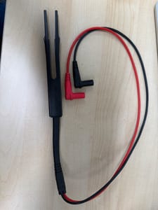SMD Tweezer Test Probe (multimeter, banana plugs)