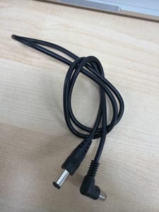 DC Barrel Power Cable, Male-to-Male (straight + right-angle)