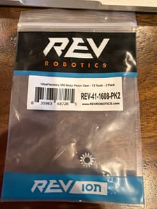 REV Robotics UltraPlanetary 550 Motor Pinion Gear - 13 Tooth (REV-41-1608)