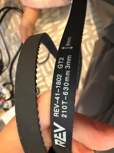 REV Robotics GT2 Timing Belt 3M-630-9 (210T) (REV-41-1802)