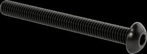M4 x 40mm Button Head Cap Screw, Class 10.9, Black Oxide