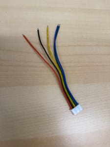 5-Pin JST-Style Connector Pigtail (blue/green/yellow/black/red, ~4")