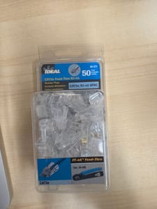 IDEAL CAT5e Feed-Thru RJ-45 Modular Plugs (50-pack)