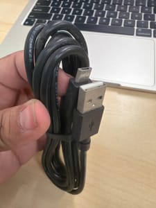 USB-A to Micro-USB Cable (Generic, Black PVC)