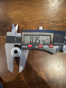 Aluminum Standoff/Mini Spacer (~0.35" OD)