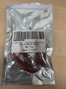 LightingWill LED Strip Connector 8mm 2-Pin (with pigtail)