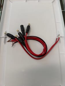Male DC Barrel Plug to Bare-Wire Pigtails
