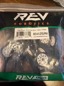 REV Robotics Flap Wheel - 5mm Hex Bore - Hard (REV-41-2703)