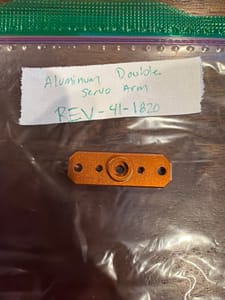 REV Robotics Aluminum Double Servo Arm (REV-41-1820)