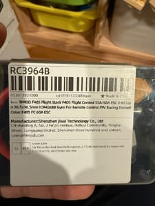 9iMOD F405 Flight Stack (FC + 60A ESC)