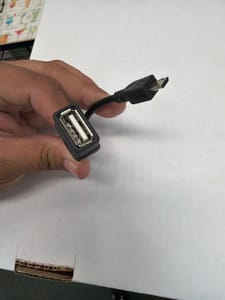 USB OTG Adapter (Micro-USB male to USB-A female)