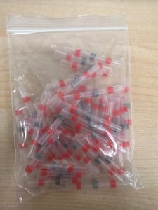 Solder-Seal Heat-Shrink Wire Connectors, Red (22-18 AWG) — bag
