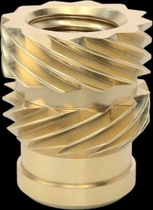 M3 x 6mm Brass Knurled Insert Nut