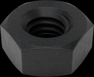 M4 Hex Nut, Class 10, Black Oxide