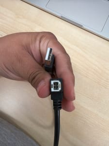USB-A to USB-B Cable (straight B, printer-style)