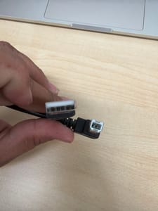 USB-A to USB-B Cable (right-angle B, printer-style)