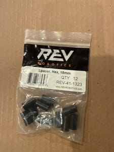 REV Robotics 15mm Hex Spacer (REV-41-1323)
