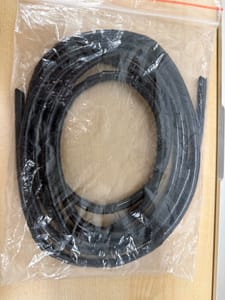 Black Spiral Cable Wrap (coil)