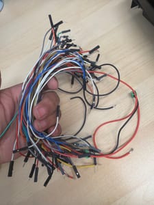 Assorted Breadboard Jumper Wires (Dupont, mixed M/F, lot)
