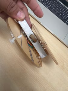 Load Cell Scale Assembly (bar load cell + acrylic discs)