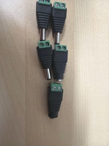 Male DC Barrel Plug to Screw-Terminal Adapter (5.5x2.1mm)