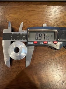 Aluminum Spacer/Spool (~0.97" OD)