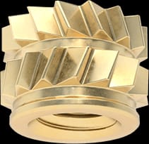 M2 x 2mm Brass Knurled Insert Nut