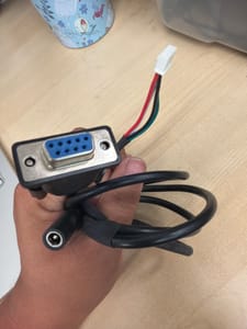 DB9 Serial + DC Power Pigtail Harness (4-pin JST)