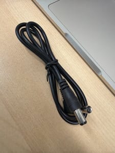 DC Barrel Plug Cable, Male-to-Male (5.5x2.1mm, ~2-3 ft)