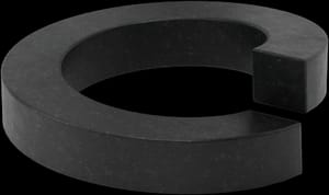 M4 Split Lock Washer, Black Oxide