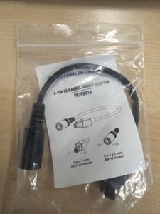 Teltonika PR2PD01B 4-Pin to Barrel Socket Adapter