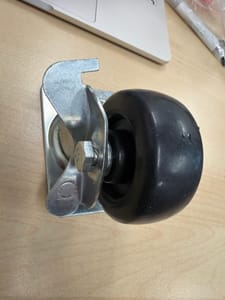 Swivel Plate Caster Wheel with Brake