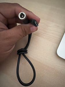 DC Barrel Female to Micro-USB Male Adapter Cable