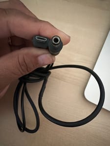 DC Barrel Plug to Micro-USB Female Adapter Cable