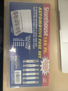 Storehouse 120-pc Automotive Glass Fuse Set