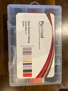 Pointool Heat Shrink Tubing Kit (650 Pcs, 2:1)